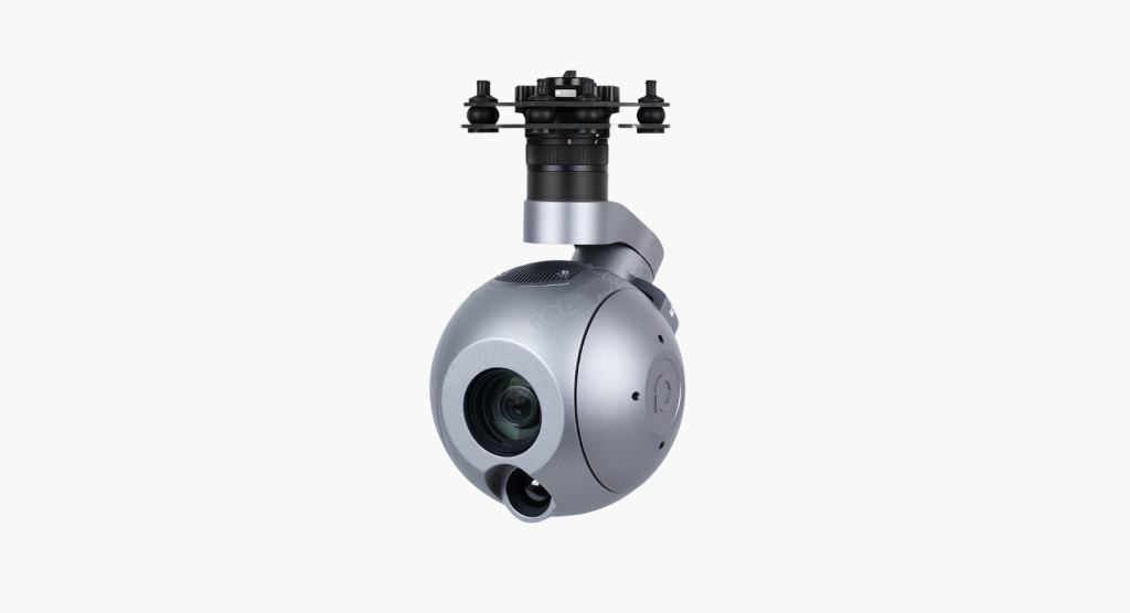 Thermal camera, laser range finder, and AI tracking